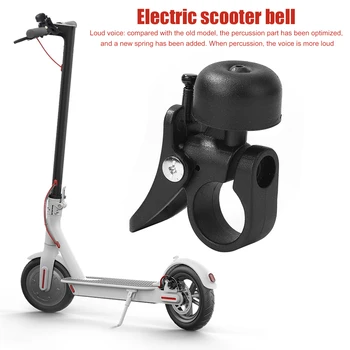 Universal Electric Scooter Gredzens Bell, ar Skrūvējamu Elektriskā Viegls Skaļu Skaņu Ragu Elementu Apdarei M365 PRO