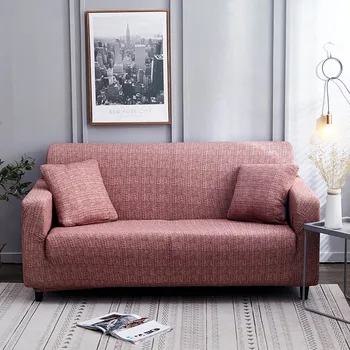 Elastīga Mēbeles Aizsargs Spandex Poliestera Sofa Cover All-inclusive Dzīvojamās Istabas Dīvāna Ietver Anti-netīrās Vienkārši Slipcovers