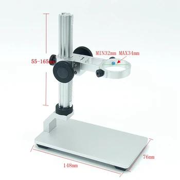 Lupa Al sakausējums Stenta Noderīgu Alumīnija Universālā Galda Statīva, Turētāja Elektronisko Digitālo USB Mikroskops ar Diametru 32-34mm gabals