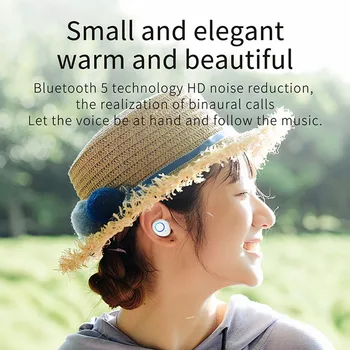 TWS Bezvadu Bluetooth Earbuds Stereo Mini Sporta Austiņas ar Mic IOS Android Tālrunis JR Piedāvājumi
