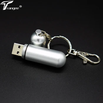 Trangee Metāla Pill Formas 64GB, USB Zibatmiņas Diskus 4GB 8GB 16GB 32GB USB 2.0 Flash Atmiņas Disku Stick Pen/Thumb Drive