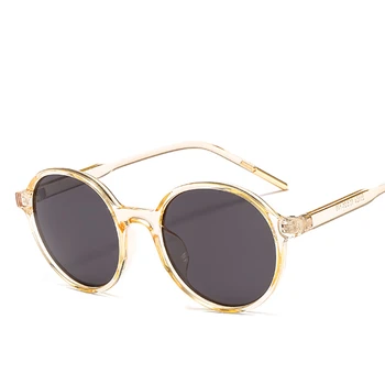 Ir 2021. Apaļas Saulesbrilles Sievietēm, Augstas Kvalitātes Spogulis Vintage Melnās Saules Brilles Sieviešu Oculos De Sol Feminino MN3324