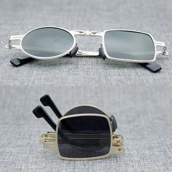 Augstas kvalitātes sakausējuma Polarizētās Saulesbrilles vīriešiem locīšanas classic aviācijas saulesbrilles, vīriešu un sieviešu modes saulesbrilles