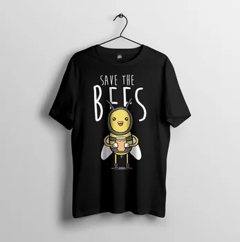 Saglabāt Bites, Bišu Saukli Iedvesmoja Dizains - Vīriešu Unisex T-Krekls S-3Xl T Krekls 2019 Modes Īsām Piedurknēm Melnā t-veida, Apdrukāta