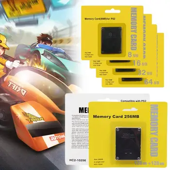 8/16/32/64/128/256 Megabaitu Atmiņas Karte Sony PS2 PlayStation 2 Slim Spēļu Konsoles Datu Liela Uzglabāšanas Flash Atmiņas Kartes