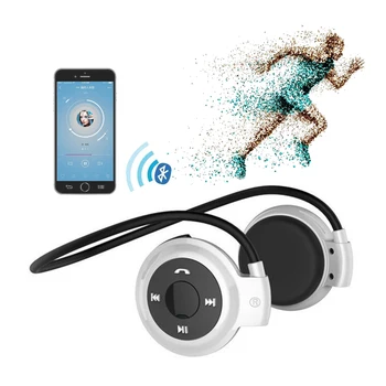 Salokāms Bluetooth Austiņas Bezvadu Sviedri Pierādījumu Sporta Austiņas Atbalsta TF Karti Mini Austiņas IOS Android Viedtālrunis