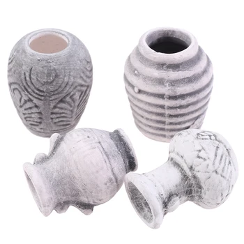 4gab Skaistu dizainu Namiņš Dekoru, Dāvanu Bērnu Bērni Miniatūras Rotaļlietas Mini Retro Izsmalcinātu Keramikas, Porcelāna Vāze