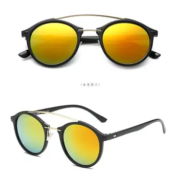 2020 vīrieši Vintage Apaļas Saulesbrilles vīriešu Modes 4266 Saulesbrilles Sieviešu Slīpums Lēcu Dāmas Toņos homme Zīmola Oculos Sieviete