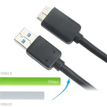 Karstā Mikro USB3.0 Datu Sinhronizācijas, Uzlādes Kabelis 45CM USB 3.0 MicroUSB Kabeli HD PC USB Mobilo Cietā Diska Savienojums Līnijas