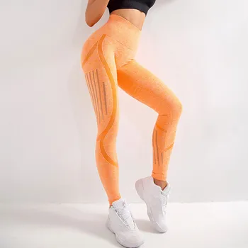 Augsta Vidukļa Sievietēm, Konfektes Krāsu Fitnesa Stulpiņi Sieviešu Treniņu Push Up Sporta Bikses Activewear Fitnesa Modes Feminina Jeggings #6