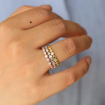 2019 tīra 925 sterling sudraba kāzu joslā gredzenu komplektu ar 3 krāsu pārklājumu sieviešu kāzu gredzeni uzstādīt rotaslietas ar spīdīgu cz