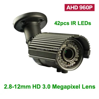 Lihmsek augstākās Kvalitātes HD AHD CCTV Drošības Uzraudzības Bullet Videokamera 960P 1.3 Megapikseļu AHD Kameras Komplekts