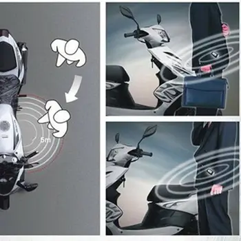 Divu Veidu Motociklu Signalizācijas Motociklu 12V pretaizdzīšanas Drošības Sistēma sāks Signalizācija 87HE