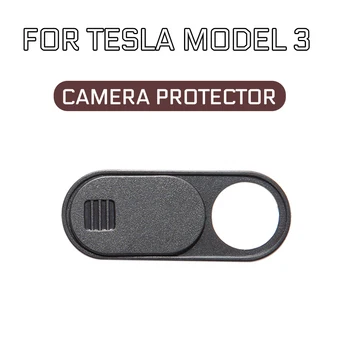 Universal Car Camera Webcam Segtu Drošības Mazo Piederumi Tesla Model 3 2017-2020 Vairogs Privātuma Aizsardzība Izturīgs Rīki