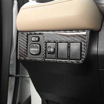 Toyota RAV4-2019 Oglekļa Šķiedras Auto Atpakaļskata Spoguļu Regulēšanas Slēdzi, Apdares Apdares Interjera Ciļņi Uzlīmes