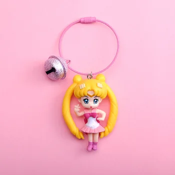 New augstas kvalitātes Multiplikācijas filmu Sailor Moon skaista meitene Keychain Skaitļi Rīcības rotaļlietas cute Lelle Anime Kulons Bērniem, Rotaļlietas, dāvanu 2020