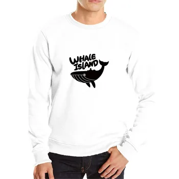 Vaļu hoodies radošās dizaina krekls tautas streetwear zīmola kokvilnas pelēkā vārna vīriešiem lēti pārdot sudadera hombre baltā pelēkā vārna