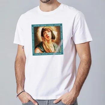 T Vīriešiem Smieklīgi Vēstuli Brīvs O-Veida Kakla Modes Cilvēks Apģērbu Vasaras Smieklīgi Īsām Piedurknēm Top Tees Cilvēks Tshirt Streetwear