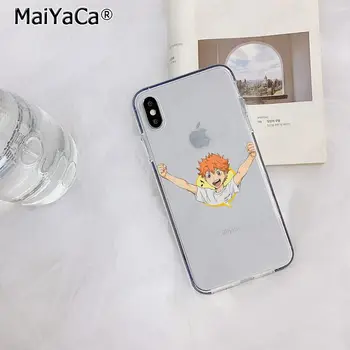 MaiYaCa Haikyuu Hinata uzbrukumiem Anime High-end Telefonu Gadījumā iPhone 11 pro XS MAX 8 7 6 6S Plus X 5 5S SE XR vāciņu