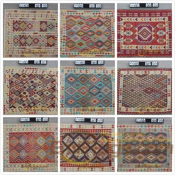 Tapete kilim Roku Austi ar rokām Darinātas turku Vintage Par Dzīves Telpu Ģeometrisko Guļamistaba Dabas