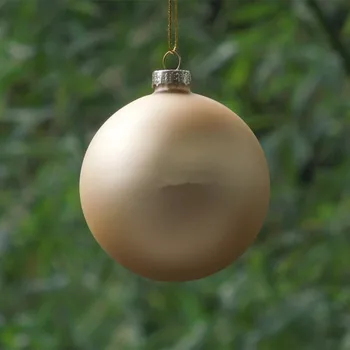 Diametrs=8cm Matēts Sērija Ziemassvētku Stikla Globuss, Dažādu Krāsu Sarkanā Zelta, Sudraba Lampas Pūstā Stikla Bumbu Festivāls Apdare