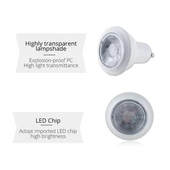 Vacamm LED RGBWW Lampas GU10/GU5.3/E27/B22 AC85-265V Lampada Krāsains Bumbu Spuldze 3W Augstums Power Spot Light+21Key IS Pārzinis