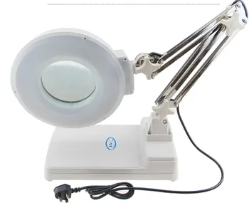 LED galda lampa lupa Veco lasījumā elektronisko tehniskās apkopes pārbaudes 10X augstas kvalitātes ne
