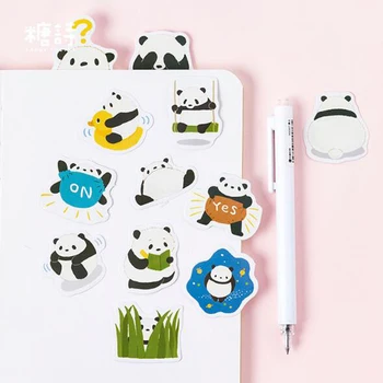 45PCS/box Jaunu Cute Tauku Panda Dienasgrāmata Papīra Lable Uzlīmes Amatniecības Un Scrapbooking Dekoratīvās Lifelog Uzlīme DIY Jauki Kancelejas preces