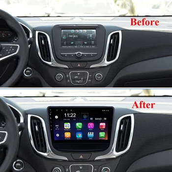 Par Chevrolet Equinox 2016-2018 2 Din Auto Radio Android 8.1 9 collu Touch screen GPS Navigācijas Multimediju Atskaņotājs