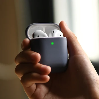 Mīksts Silikona Case For Apple Airpod 1/2 Aizsardzības Bluetooth Bezvadu Austiņas Vāks Apple Gaisa Pākstis Gadījumos Uzlādes Lodziņu, Somas