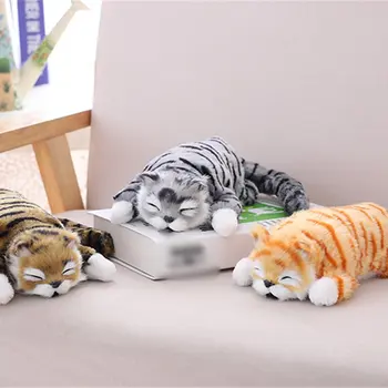 Ritošā Kaķis Simulācijas Smejas apgāšanos Cat Doll Elektriskā Plīša Lelle Bērnu Rotaļu Cute Adorable Rotaļlietas