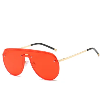 JASPEER Lielgabarīta Saulesbrilles Sieviešu Izmēģinājuma Lielajam Punk bez apmales Saules Brilles Briļļu Sieviešu Retro Ieplests Brilles UV400