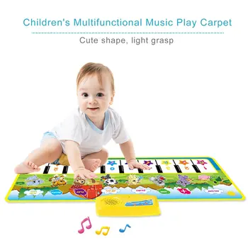 Videi Draudzīgas Bērnu Multi-Function Mūzikas Spēle Paklāju Klavieres Sega Bērnu Izglītības Mūzikas Segu
