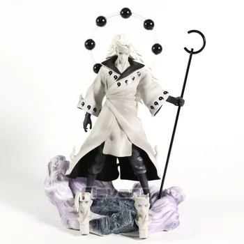 Naruto Shippuden Rikudo Sennin Uchiha Madara PVC Attēls Statuja Kolekcionējamus Modelis Rotaļlietas