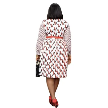 Āfrikas Drukāt Kleitas Sievietēm Kleita Ir 2021. Dashiki Raibs Kroku Āfrikas Apģērbu Plus Lieluma Āfrikas Apģērbu Ziemassvētku Drēbes