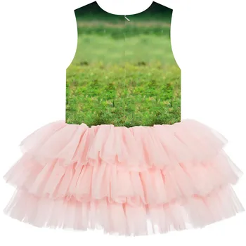 Meiteņu Kleitas, Kāzu zebra drukāt Oficiālu Meitene Birthday Party Saģērbt Princese Bumbu Kleita Bērnu modes dresse lielo zīmolu