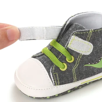 Meitenes Zēns Gadījuma ShoesKid Pirmo Bērnu Staiguļi Kurpes 2019. Gada Pavasarī Zīdaiņu Toddler Kurpes Mīkstas Vienīgais Ērti, neslīdoši Apavi