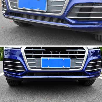 Lojalitātes Audi Q5L 2018 2019 Ārpuse zemāku priekšējo Vāciņu Priekšējā Apakšējā Zemāku Bufera Lūpas ABS Oglekļa šķiedras Auto Stils uzlīme