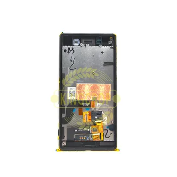Sony Xperia M5 LCD +Touch Screen ar Rāmi Digitizer Montāža E5603 E5606 E5653 SONY M5 LCD Rezerves Daļas