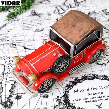 VIDAR Retro Vintage Automašīnu, Automašīnas Modelis Cūciņa Banka Apdare Sveķu Amatniecības Logu Fotogrāfija Aksesuāri