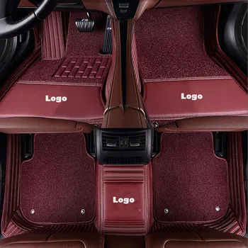 Pasūtījuma automašīnas grīdas paklājs 7 sēdvietas NISSAN Patrol X-TRAIL QUEST NV200 Mercedes Benz R klase GL vito viano auto piederumi stils