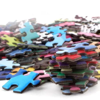 Krāsains Uguņošana 1000 Jigsaw Puzzles Gabaliņi, Papīrs, Ainava, Bērns, Pieaugušajiem Mīklas Bērnu Spēles Rotaļlietas Attēlu Montāžās W1D8
