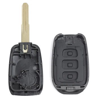KEYECU Nomaiņa Tālvadības Atslēgu Apvalks Gadījumā Fob 3 Pogu Renault Duster Trafic Clio4 Master3 Logan Dokker(2 Asmens nav obligāts)