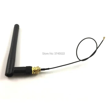5gab 2.4 Ghz Wifi Bezvadu Moduli Antenas 3dbi Rp-Sma Male Connector Ar rp-Sma Female, lai ipx u.fl Pigtial Kabeļu 1.13 15 cm