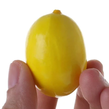 50gab Dzelteni Citroni Mini Mākslīgā Viltus Augļu Imitācijas Augļu Modes Jauki Rotaļu Partijas Apdare Aksesuārus Piederumi