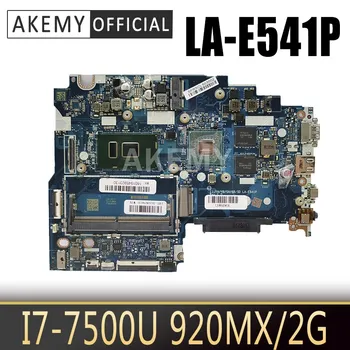 AKemy LA-E541P Klēpjdators mātesplatē Lenovo 320S-15IKB FLEX5-1570 sākotnējās mainboard I7-7500U 920MX/2G 5B20N78631
