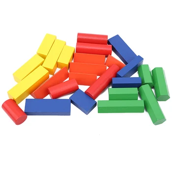 Montessori Rotaļlietas Izglītojošās Spēles, Koka Montessori Materiāli, Sensorās Krāsains Ģeometrija, Kāpnes, Rotaļlietas Bērniem