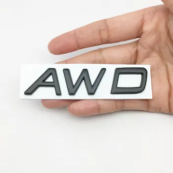 Car styling, 3D metāla AWD T5 T6 Asti Ģerbonī Emblēma Aizmugurē Decal Logo uzlīmes Toyota, Subaru Impreza Honda 4X4 apvidus SUV 4WD