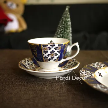 Kaulu Ķīna Pils Stila Kafijas Krūze tējas tase šķīvītis/ plate mājas lietošanai kāzu dāvanu mākslas rotājumi 1pc/daudz