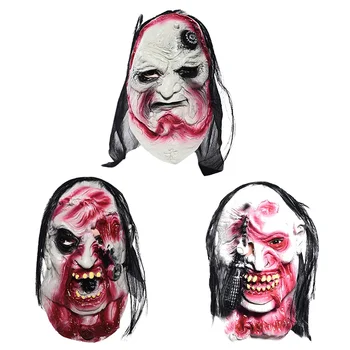 Jaunais Asiņainā Zombie Halloween Masku Galvaskausa Skelets Halloween Dekorēšanai Haunted House Cosplay Galvaskausa Šausmu Halloween Puse Supplies